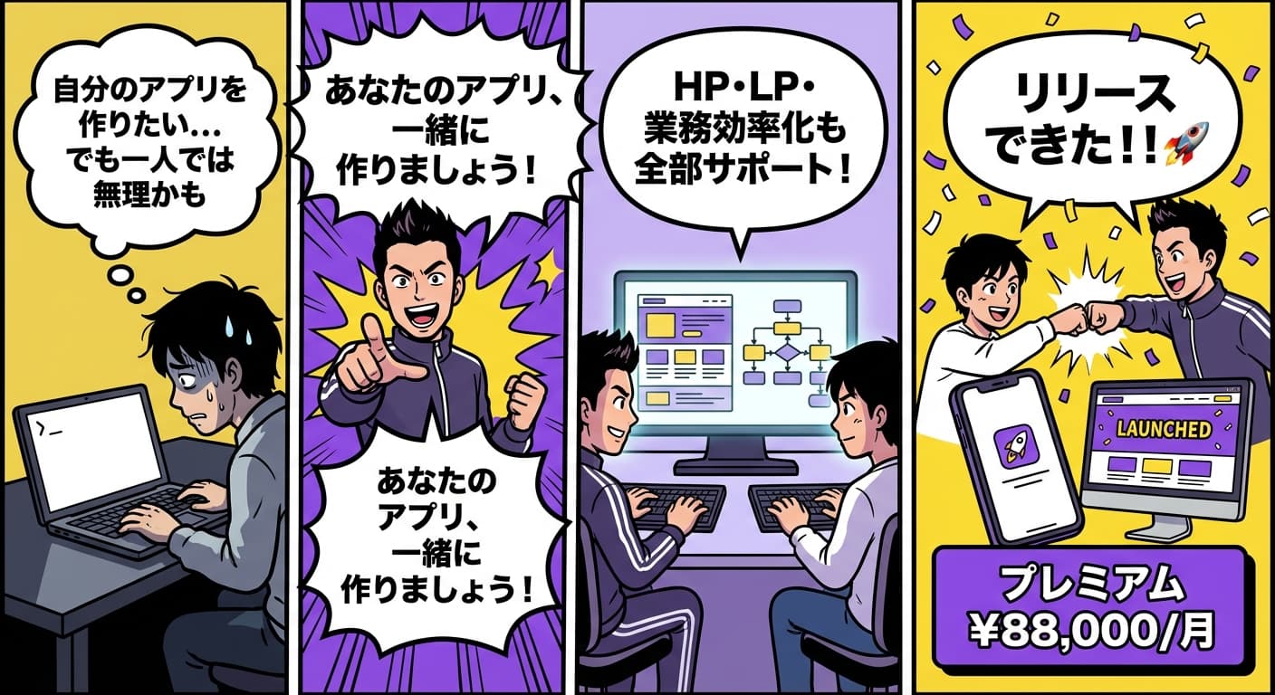 プレミアムプラン 4コマ漫画